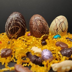 L'oeuf en chocolat artisanal de 100g