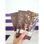Tablette Chocolat au Lait aux Inclusions | Artisan Chocolatier à Saintes
