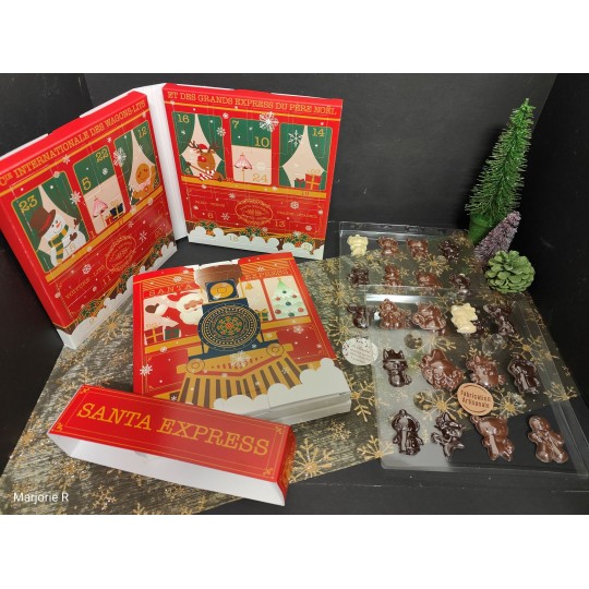 Calendrier de l'avent à cases