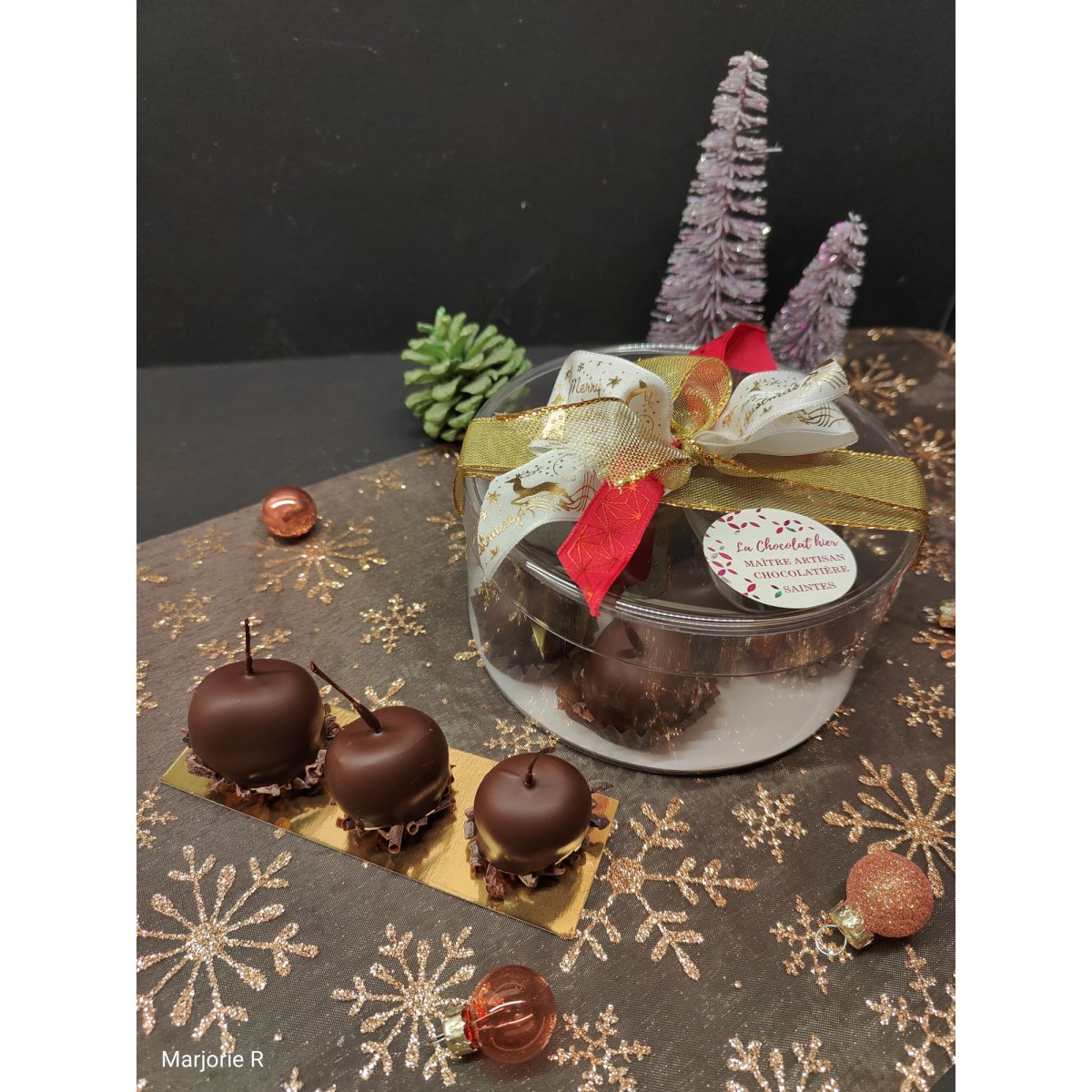 Truffes artisanales en boite