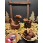 Poule en chocolat artisanal