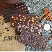 Tablette Chocolat Noir aux Inclusions | Artisan Chocolatier à Saintes