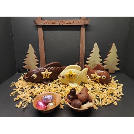 Poisson en chocolat artisanal