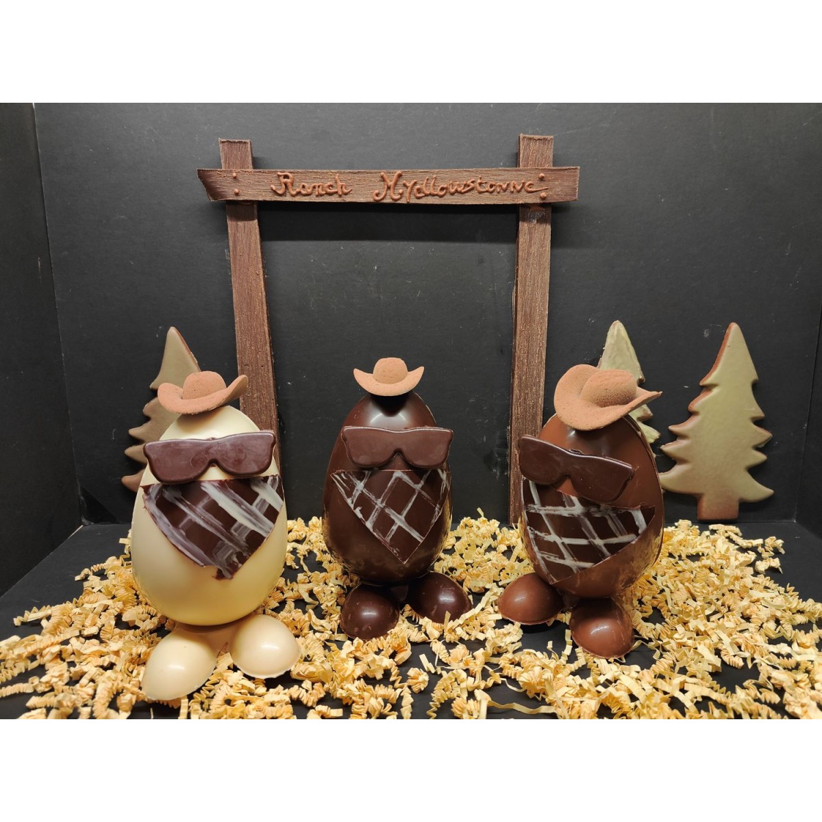 Oeufs en chocolat artisanal