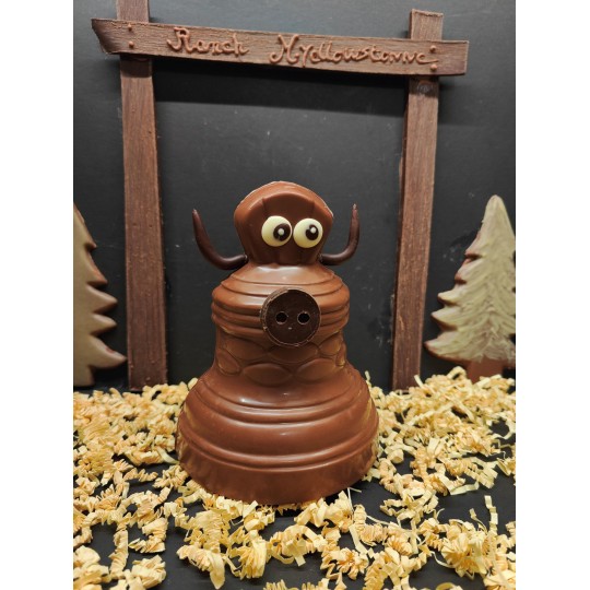 Cloche en chocolat artisanal