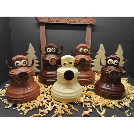 Cloche en chocolat artisanal