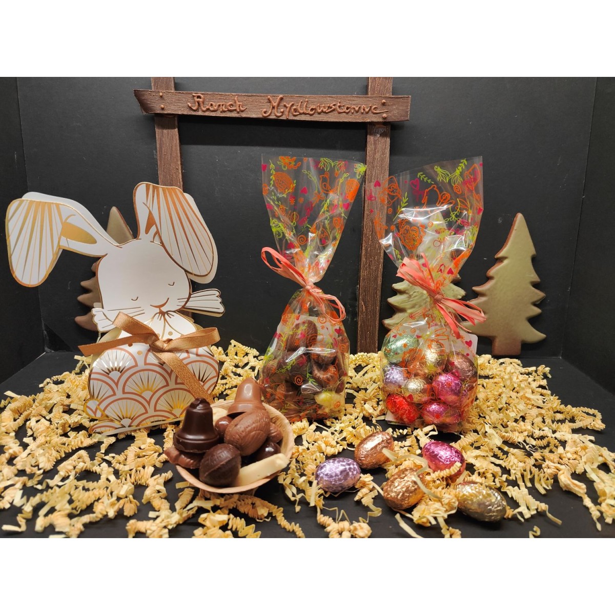 Sachet de friture oeufs sous alu